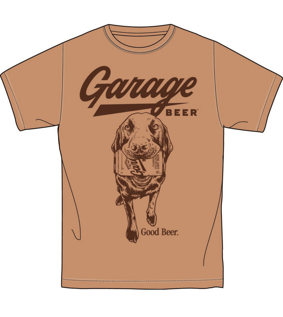 Garage Beer Licensed Tee Dog