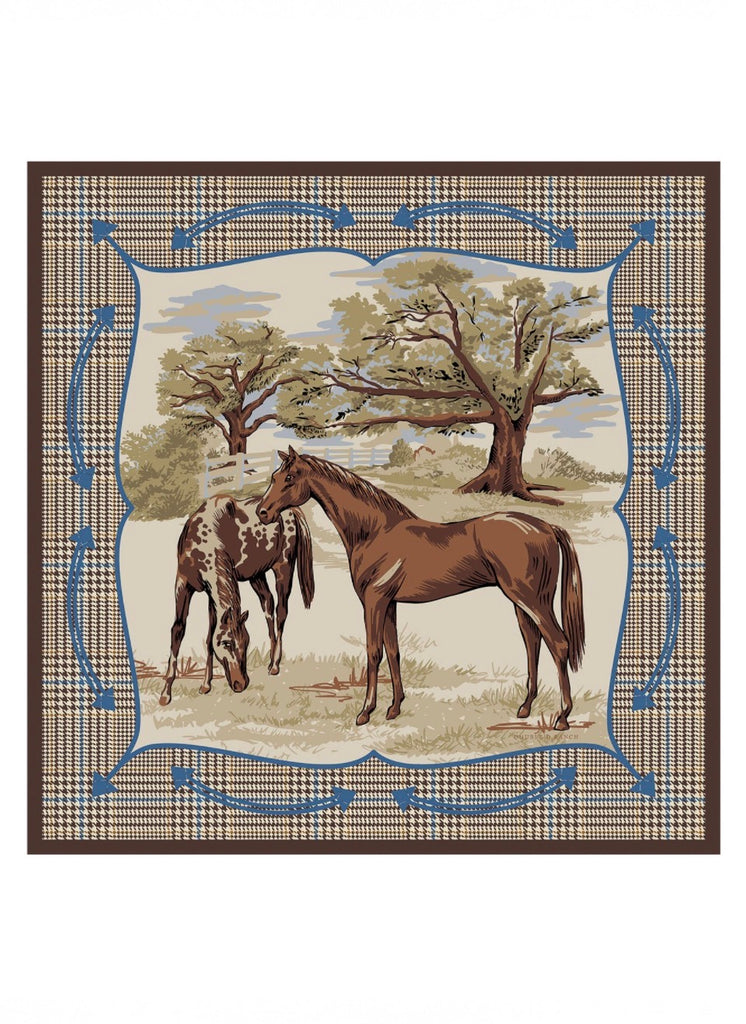 Horsiculture Silk Scarf 36 x 36