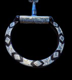 Vintage Horse Bit Brw Ornate Silver Necklace