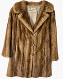 Vintage Exceptional 50s Coat 3 Button Closure M