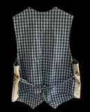 Vintage Floral Vest M English Roses