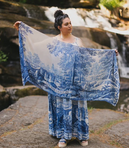 Let The Light In Bohemian Bamboo Scarf