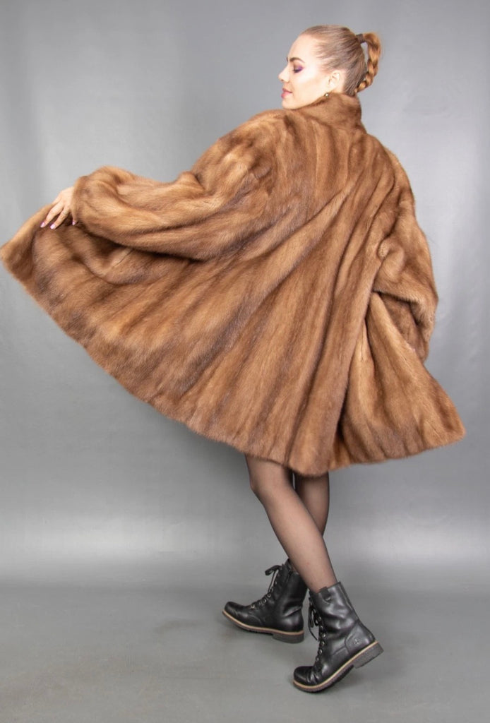 Female Mink Coat Stroller
