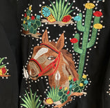 RARE ROPA HORSE EMBROIDERED JACKET 10