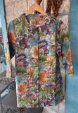 Embroidered Beaded Floral Tapestry Coat