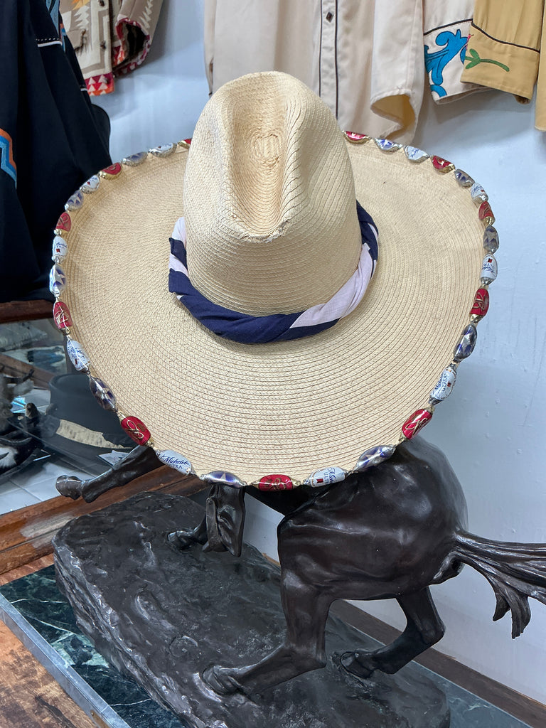 Sunbody Distressed Gus “Last Call” Bottle Cap Hat 6-7/8”