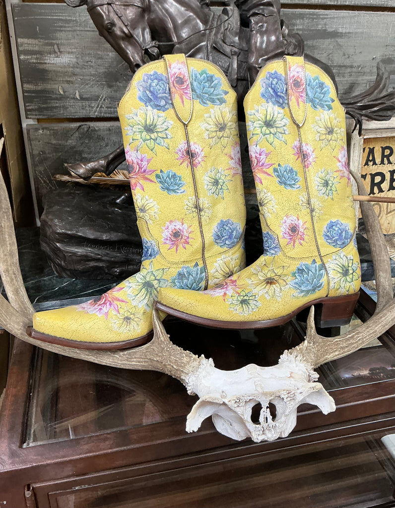 Saguaro Floral Boots 8.5