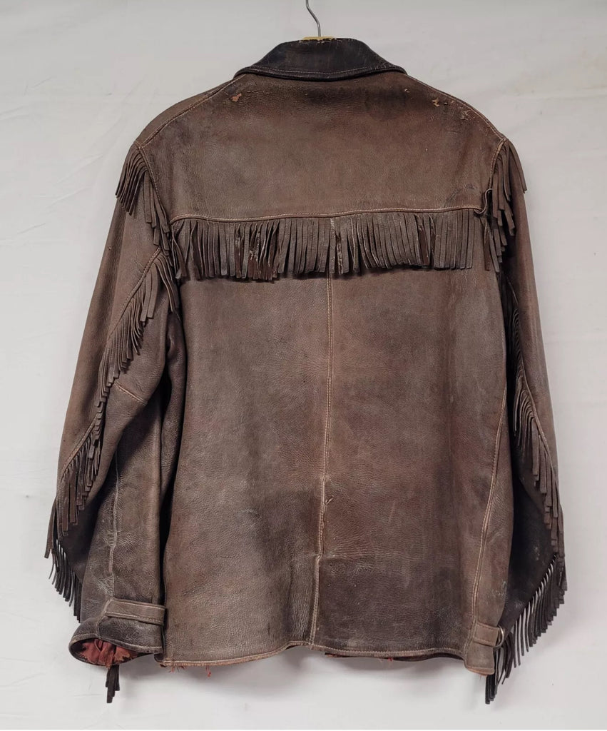 1970’s Rugged Fringe Buckskin Jacket