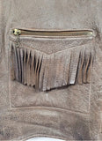 1970’s Rugged Fringe Buckskin Jacket