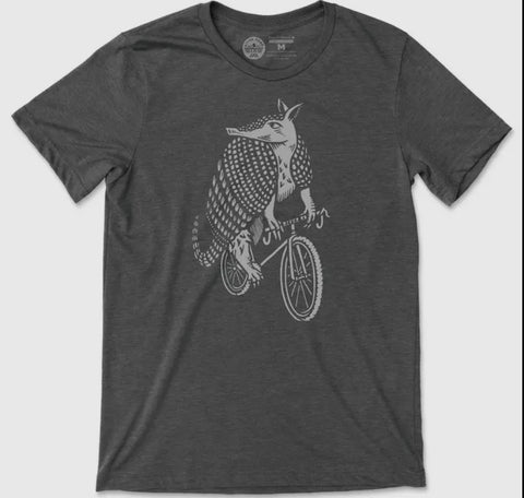 Bart The 9-Banded Biker Armadillo T-Shirt