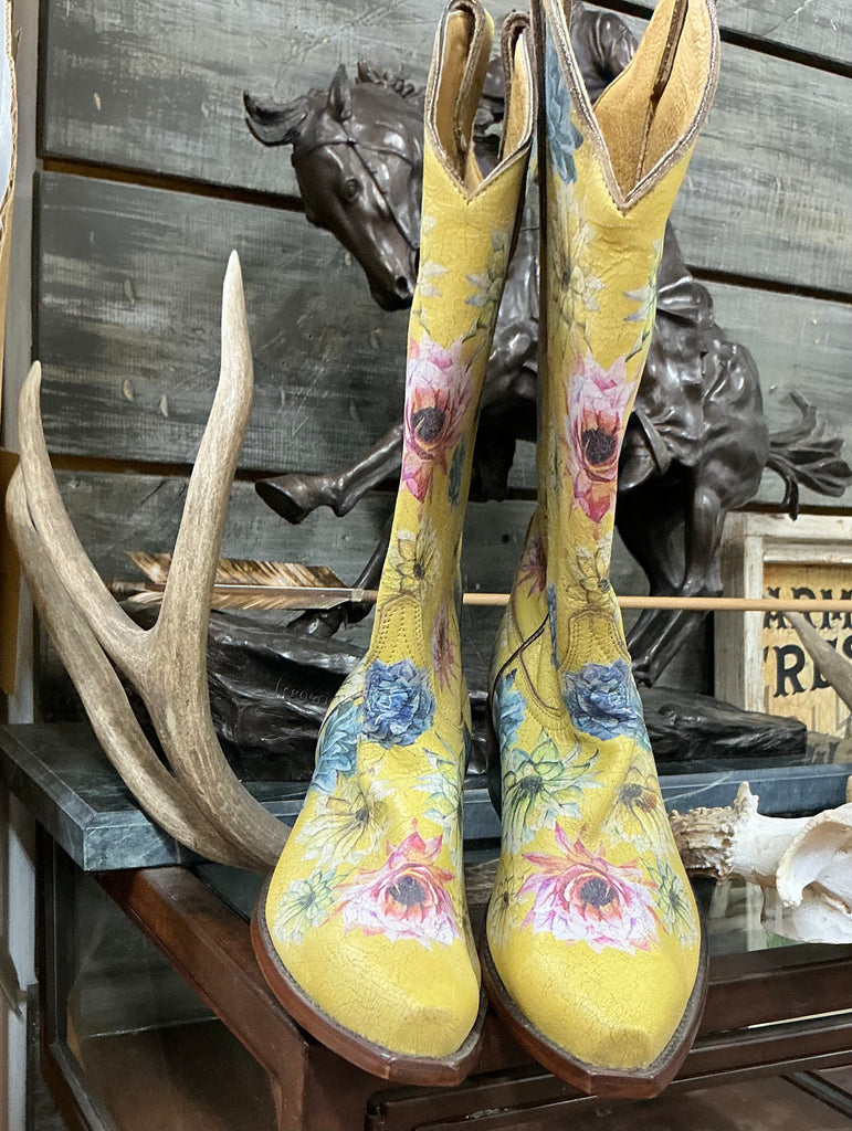 Saguaro Floral Boots 8.5