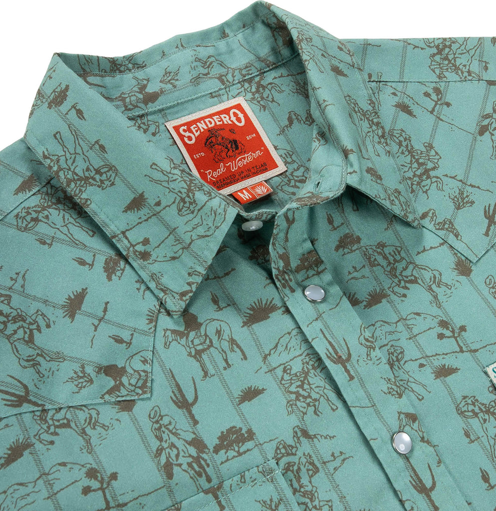 Pearl Snap AZULADO S/S Shirt