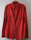 Ryan Michael Red Western Men’s Shirt M