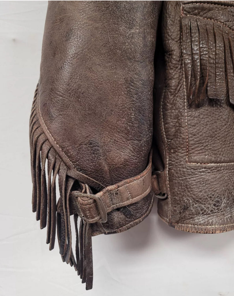 1970’s Rugged Fringe Buckskin Jacket