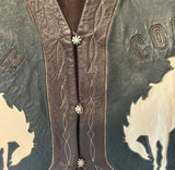 Ride ‘Em Cowboy Rocketbuster Vintage Leather Vest