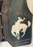 Ride ‘Em Cowboy Rocketbuster Vintage Leather Vest