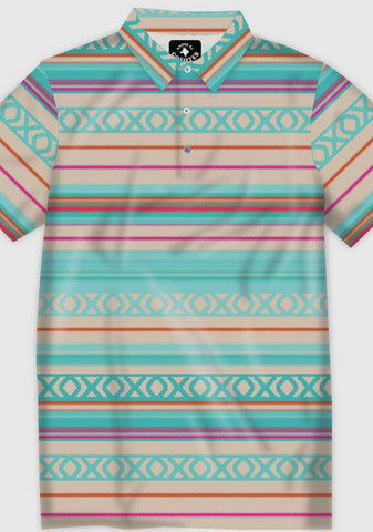 Men’s Serape Polo Shirt