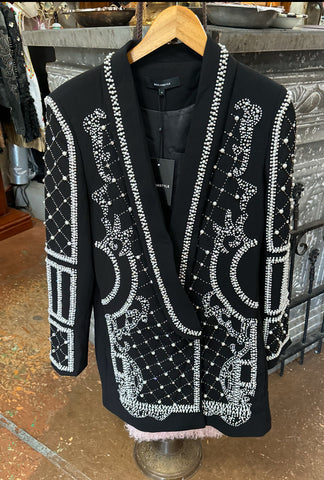 Couture Pearl Crystal Blazer