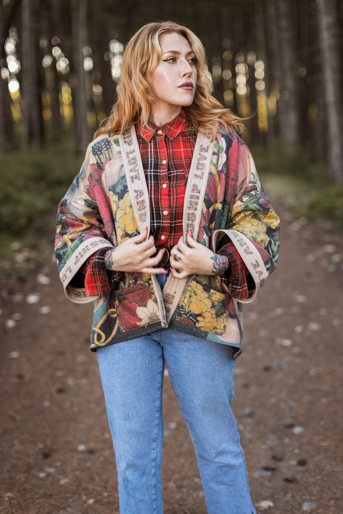 Friendship Love and Truth Cottage Cardigan