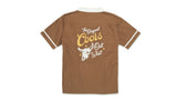Coors Out West Embroidered Brown Shirt