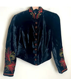 Double D Ranchwear Vintage Velvet Embroidered Jacket