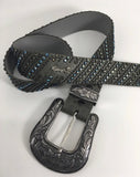 Kippys Vintage Swarovski Leather Belt