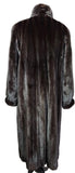 Maxi Female Black Mink Coat M Adolfo