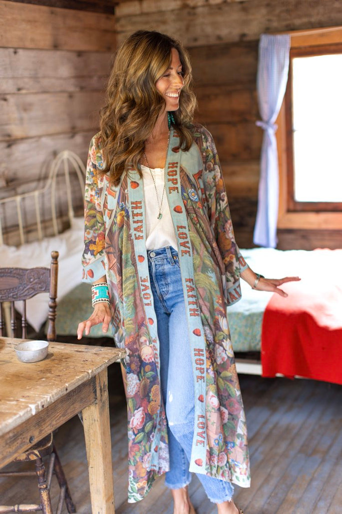 Love Language Duster Hope Kimono