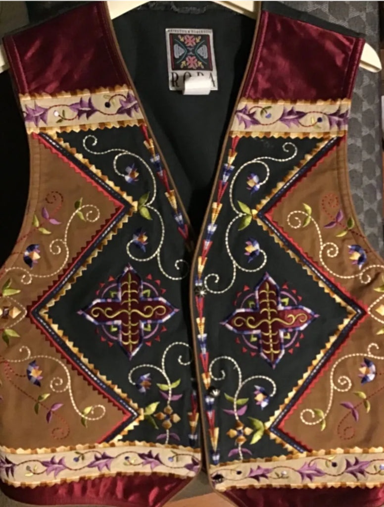Ropa Vintage Embroidered Vest