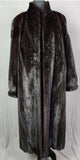 Maxi Female Black Mink Coat M