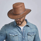 Midnight Rider Outback Leather Hat
