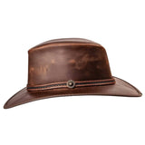 Midnight Rider Outback Leather Hat