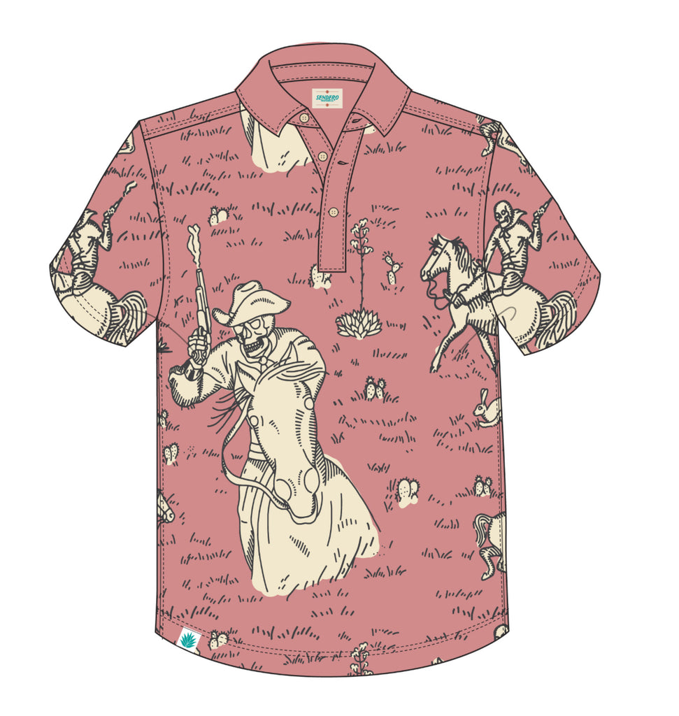 Skeleton Riders High Noon Performance Polo