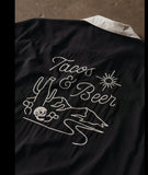 Embroidered Black S/S Shirt Tacos and Beer