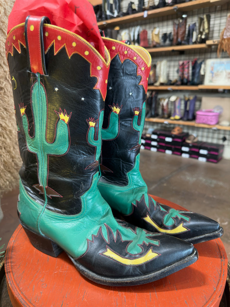 Rocketbuster Cactus Black/Green/Red  Boots