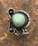 Jade Color Turquoise Vintage Ring
