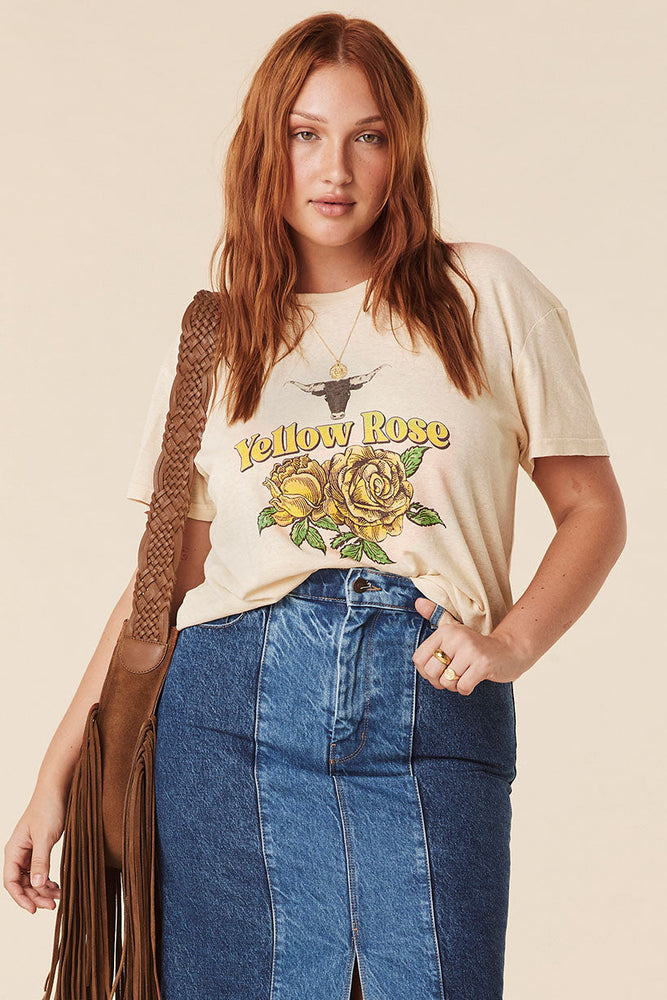 Yellow Rose Vintage Tee