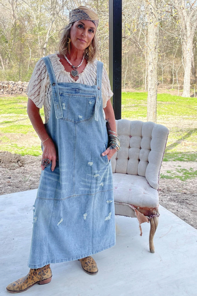 One and Only Overalls Dress One Size