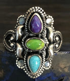 Native American Turquoise Charlotte Petite Ring 5