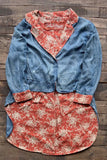 Floral Delight Reversible Tunic One Size
