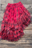 Ruffle it Up Skirt Red!