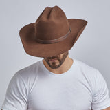 Cattleman West Felt Hat Black or Brown