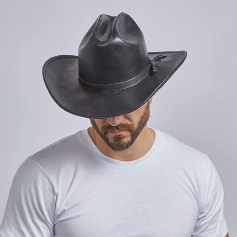 Gorge Leather Cowboy Hat