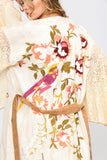 My Beauty Topper Reversible Embroidered Kimono in Two Colors