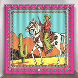 Roy Rogers Ranger Shower Curtain Pink