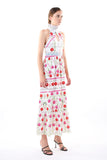 Couture White Floral Maxi Dress