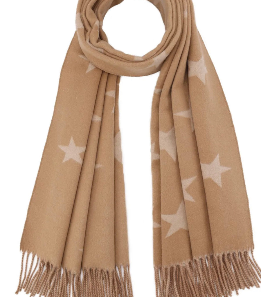 Cashmere & Silk Reversible Star Scarf 5 Colors