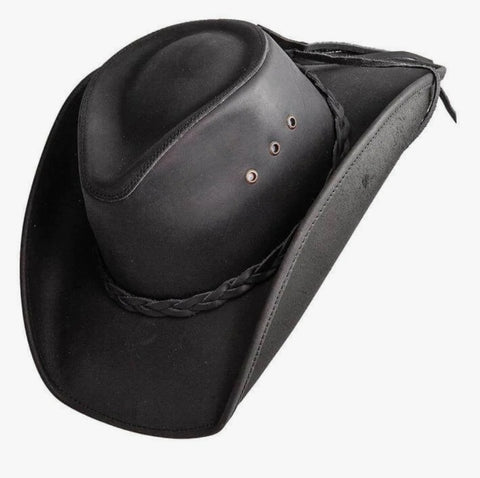 Hollywood Leather Cowboy Hat
