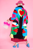 Picasso Bamboo Hand Painted Maxi Coat
