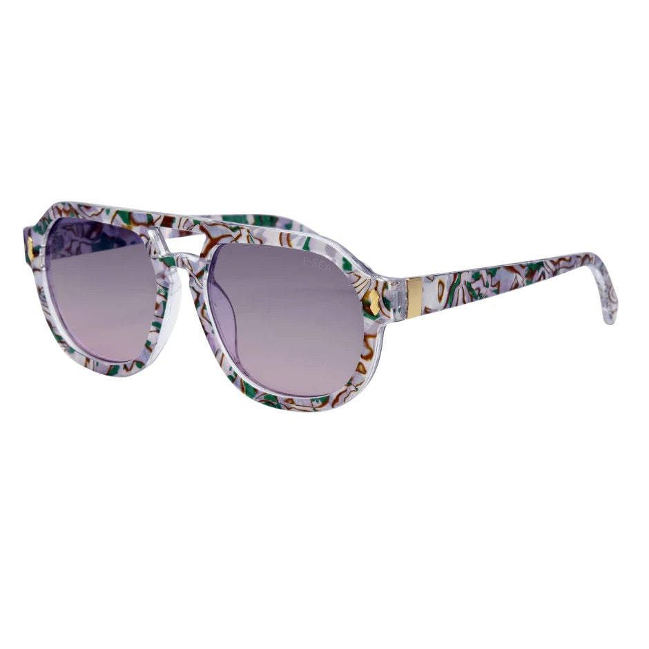 Ziggy Swirl Plum Sunglasses